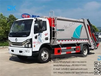 Dongfeng Dorika 9 제곱 압축 쓰레기 트럭