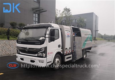 9- Ton Guardrail 세탁 트럭 Yiwei 전기 트럭